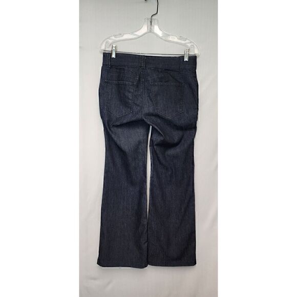 Ann Taylor Modern Fit Wide Leg Blue Denim Jeans Size 4 - Picture 2 of 5